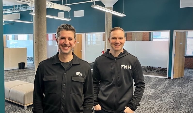 Left, Joe Cardosi, Founder and CEO. Right, Mark Conklin, CTO_Free Market Health